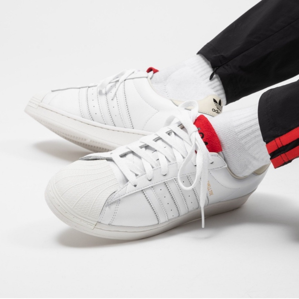 Adidas 424 Shell Toe White Low-top Superstar Sneakers Unisex Men’s 7 Women’s 8.5